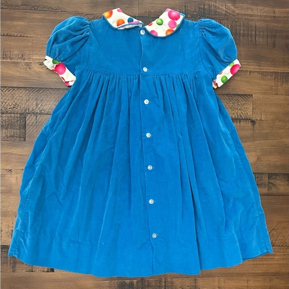 Vintage House Of Hatten Inc. Smocked Corduroy Dress EUC Size‎ 4T - Picture 4 of 7